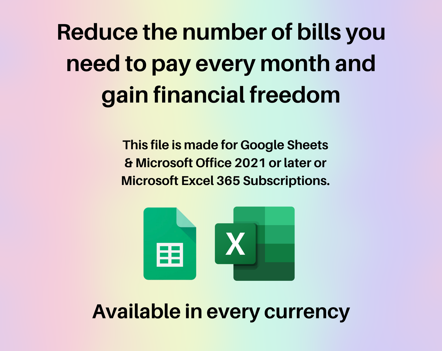 Debt Snowball / Avalanche Calculator Spreadsheet Google Sheets and Excel Template